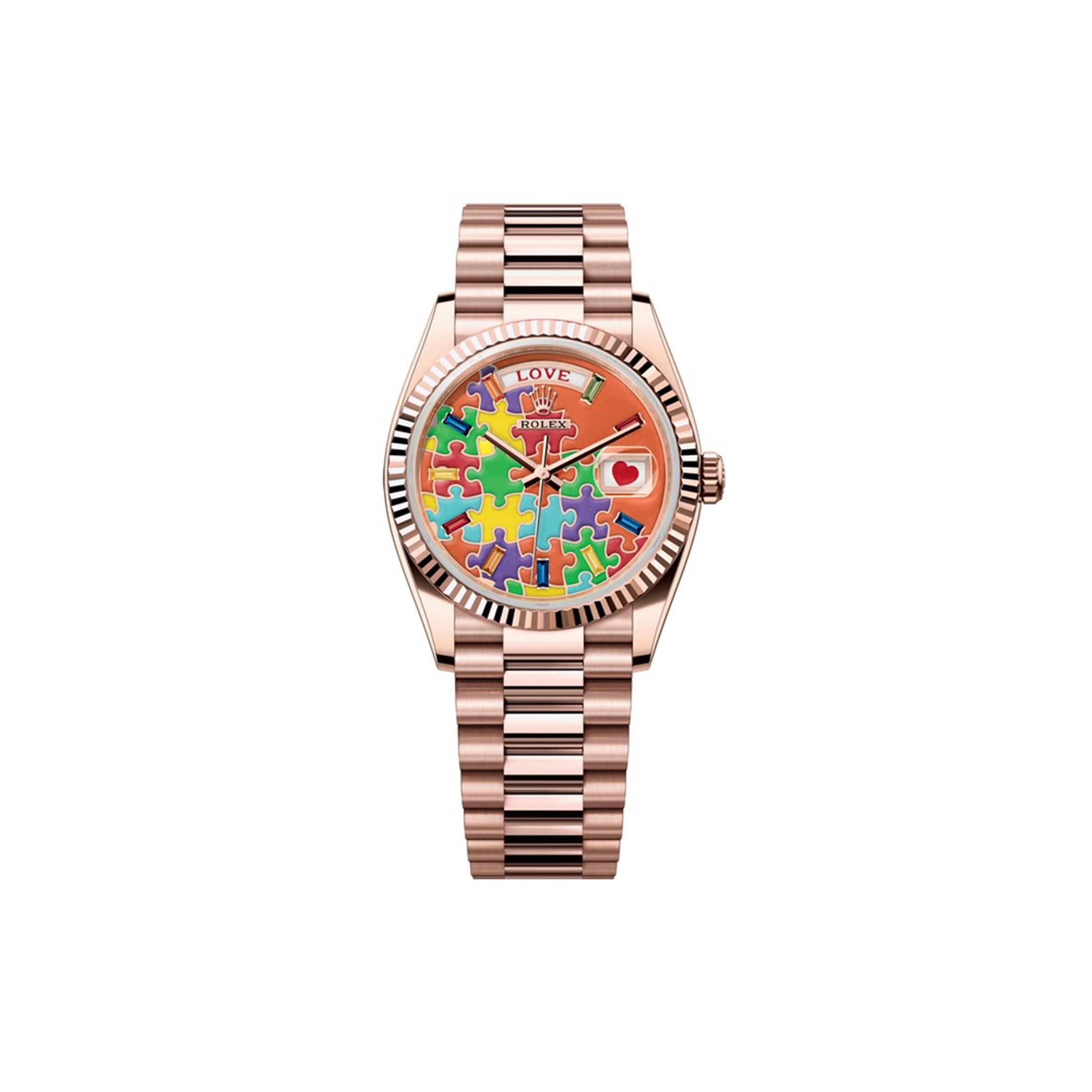 ROLEX OYSTER PERPETUAL DAY-DATE 36MM 128235